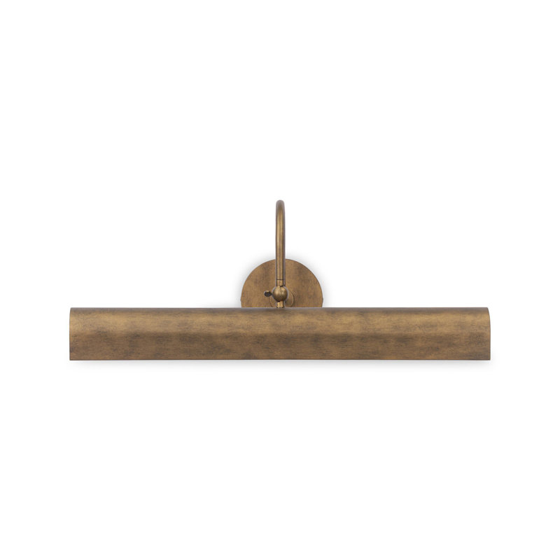 Benno Picture Light-Burnished Brass Iron