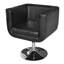 Fauteuils avec base en similicuir chromé-1069415156