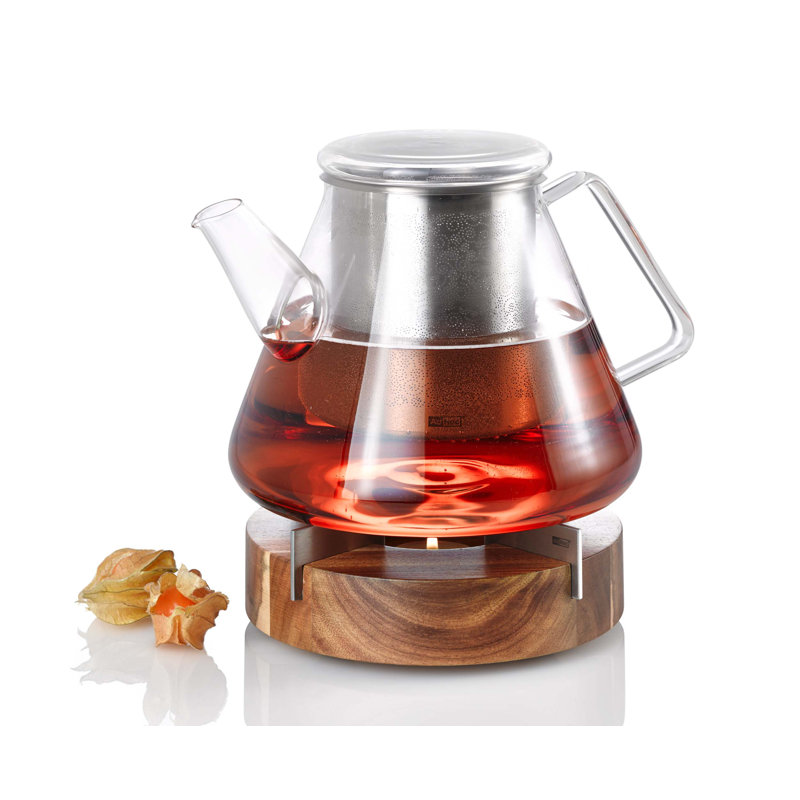 Adhoc Orient 50 oz Théière en verre Stovetop Safe
