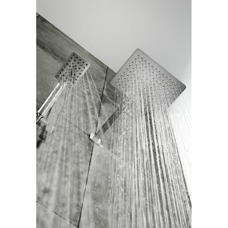 Sobrio Complete Shower System with Rough in-Valve, Chrome