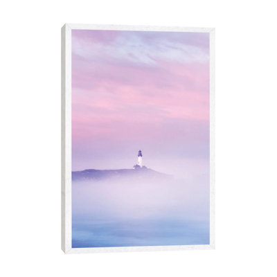 Lighthouse Sunrise by Dennis Frates - Print on Canvas