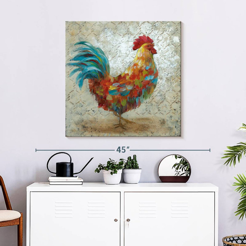 Brampt Fancy Rooster I, H 30 po x l 30 po