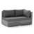 Coussin gris foncé / structure grise