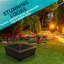 Square Steel Smokeless Fire Pit