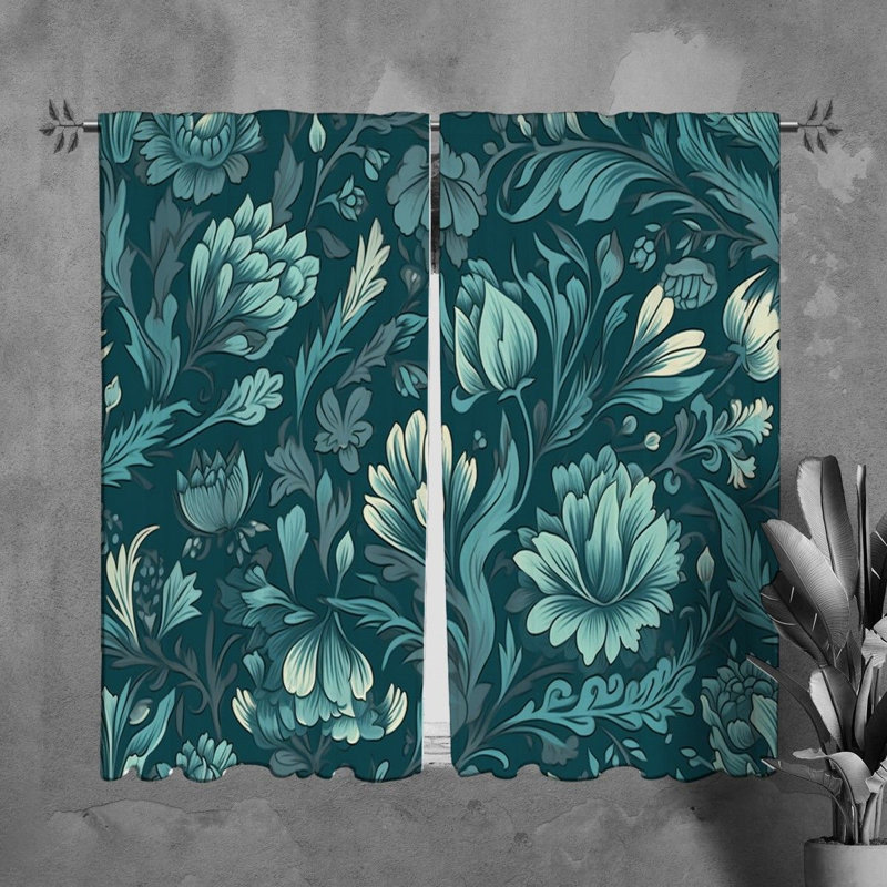 Paire de rideaux obscurcissant en polyester Krithika, L 40 po x L 82 po