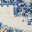 Tapis oriental bleu / ivoire Burnie-453776544
