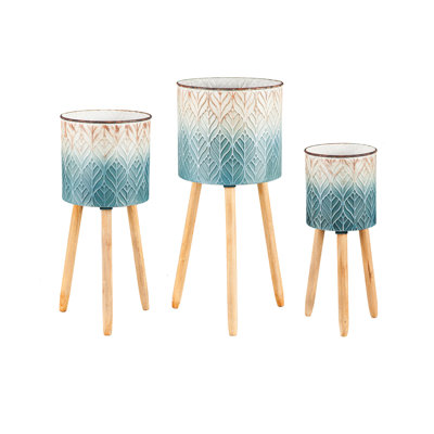 Ensemble de pots à fleurs 3 pièces