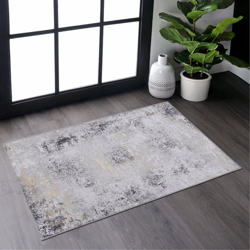 Indoor Area Rug, Washable Rug For Office, Living Room, Bedroom, Rectangle 2' x 3'