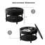 Table basse moderne en bois massif avec rangement intelligent Smart