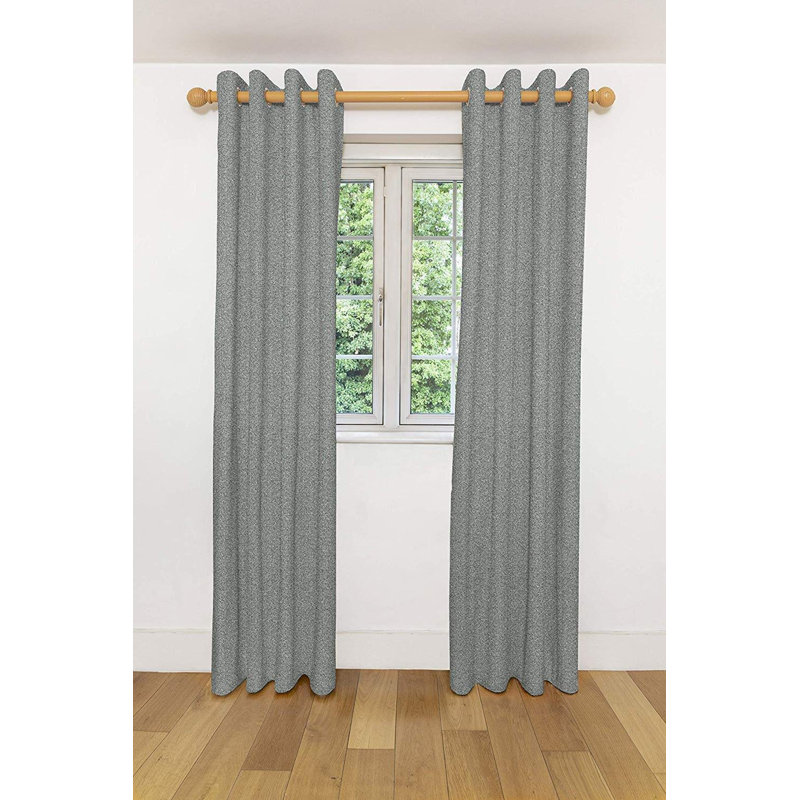Anson Blackout Curtain Pair, 228 W x 137 D cm