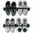 2-Pcs Wall Mounted Solid Wood Shoe Storage Rack