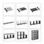 105cm W Fabric Shelving Unit