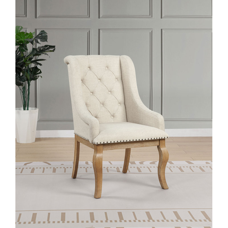 Keeter Upholstered Arm Chair Barley, Barley Brown