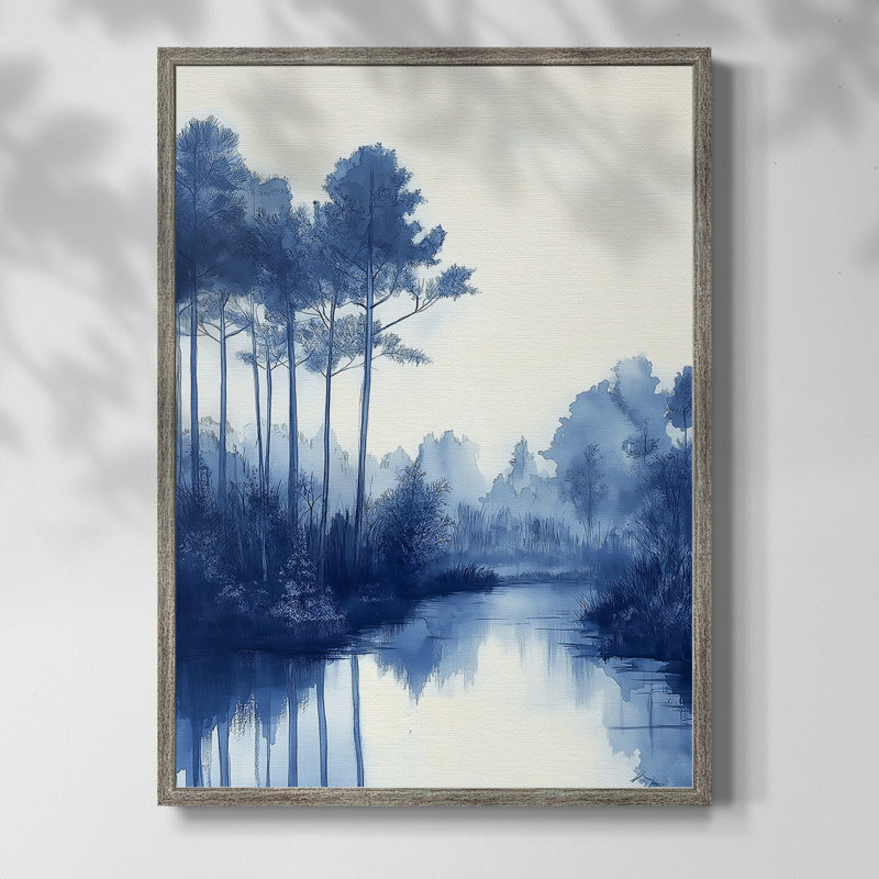 «LANDSCAPES Series», reproduction encadrée en bois massif, H 11 po x l 9 po
