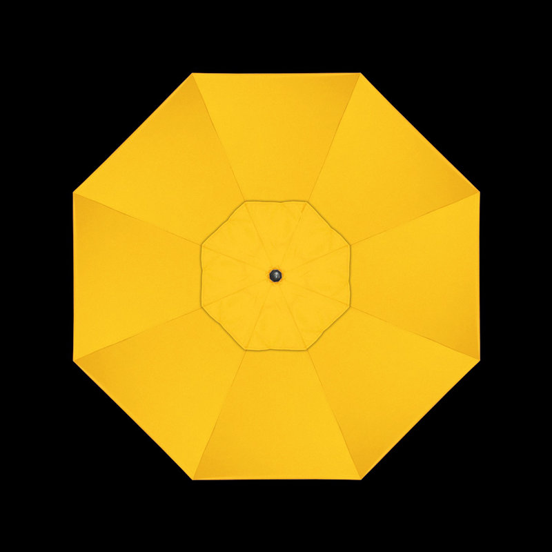 Mira 9' Market Sunbrella® Umbrella, Canvas Sunflower Yellow Sunbrella® Canvas