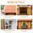 Outdoor Playhouse For Kids Wooden Cottage With Working Doors Windows Pretend Play House For Age 3-8 Years