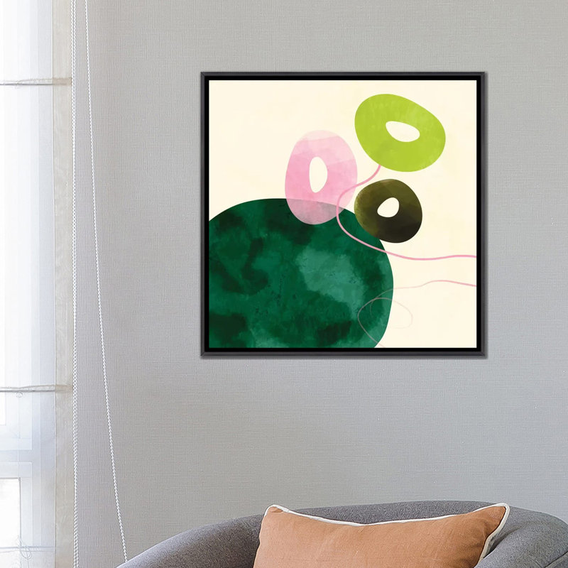 «Abstract Minimal Art» par Ana Rut Bré - impression d'art graphique, Aucun mat, H 26 po x l 26 po x P 1,5 po