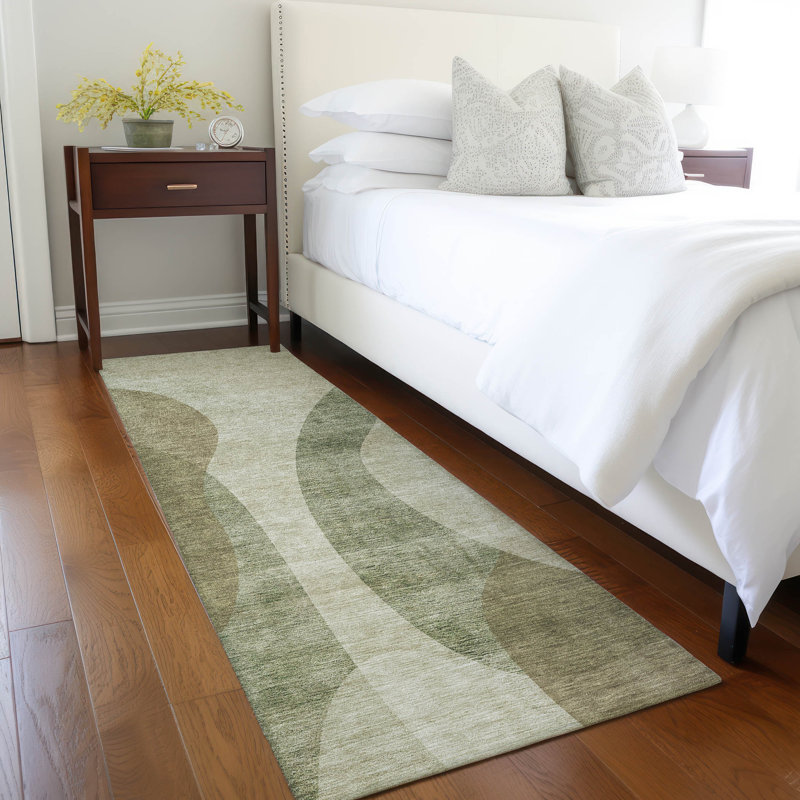 Fargo Washable Abstract Indoor / Outdoor Rug, Runner 2'3" x 7'6"