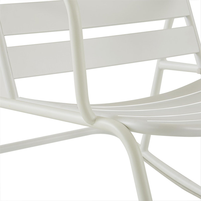 Rynn Metal Rocking Chair (indoor/outdoor), White