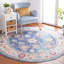 Tapis bleu marine / ivoire Southwestern-2080223856