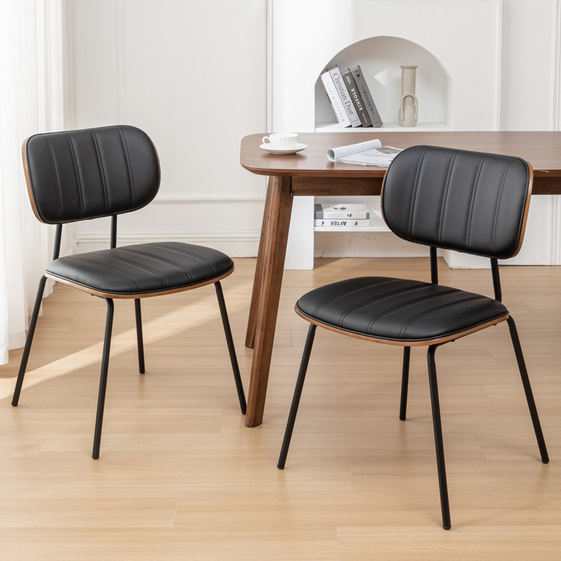 Ketisha Upholstered Dining Chair, Black
