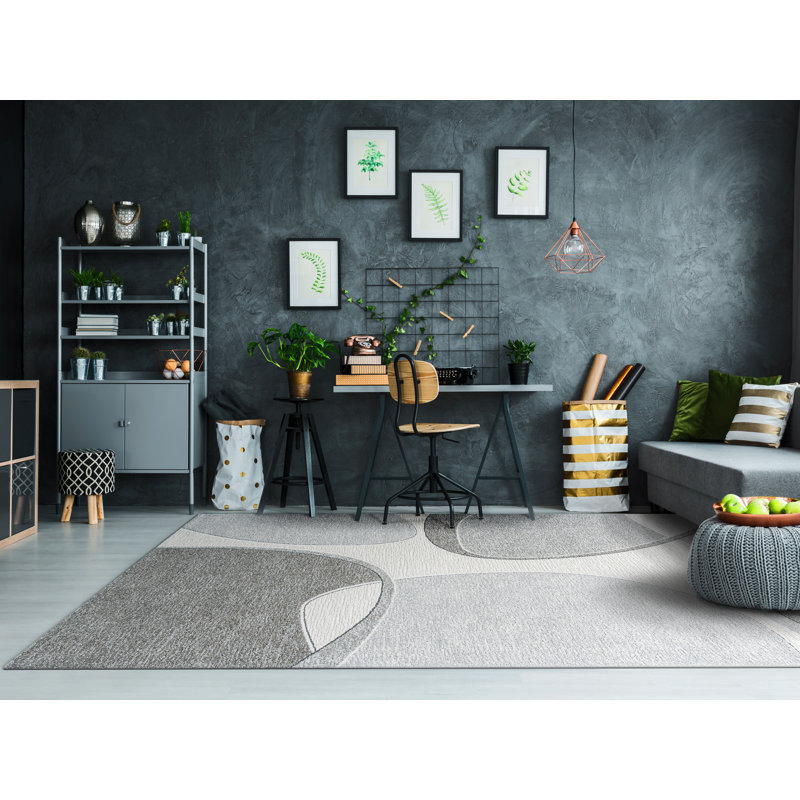 Aurohom Geometric Indoor Rug, Rectangle 3'11" x 5'7"