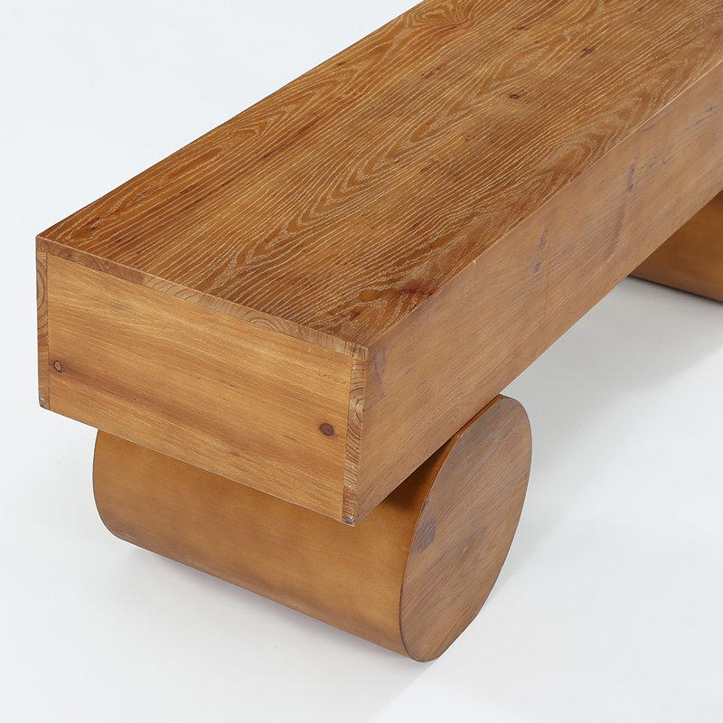 Banc de salle à manger en bois massif 59 po