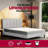 Upholstered Platform Bed, Tufted Headboard(Only Bed)-890478550-890478551