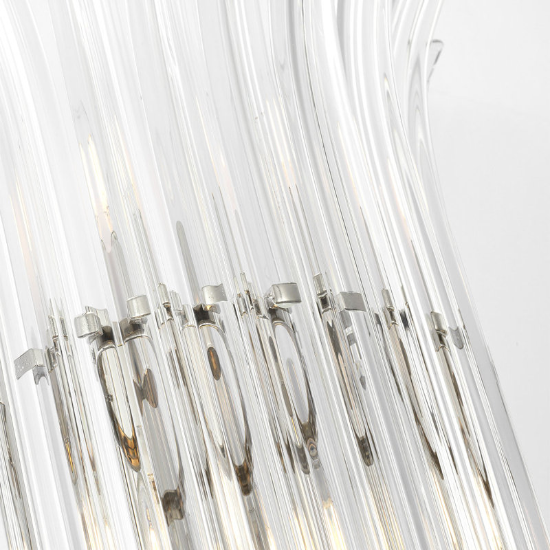 AERIN Rhine 21" Sconce with Crystal, Polished Nickel