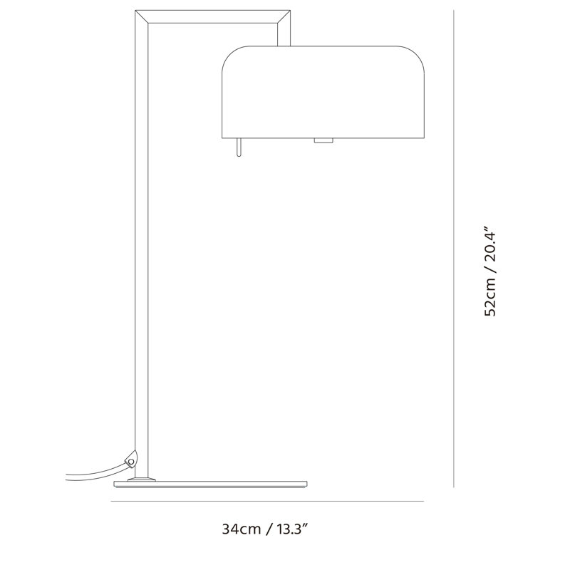 Lalu+ Desk Table Lamp, Copper