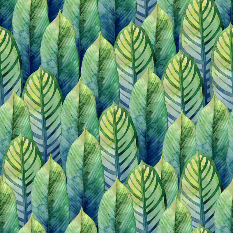 Addelin Leaf Illustration - Wrapped Canvas Print, 30cm H x 30cm W x 3.8cm D