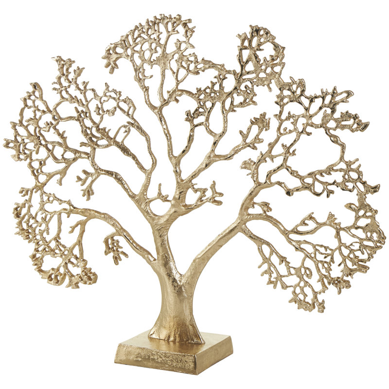 Sculpture arbre Myann, Or