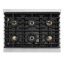 Zline 36 in. Marino Dual Fuel Range with 6 Burner DuoPro Cooktop & Convection Oven w/ White Door-878617552-878617567