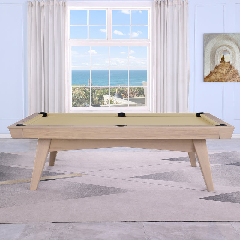 Table de billard sans ardoise ModArt, Bois flottant, 7 pi, Doré
