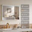Boleslao LED Lighted Acrylic Framed Wall Mounted Bathroom / Vanity Mirror 50 x 70 cm-1470364245