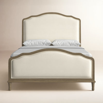 Watson Upholstered Oak Bed