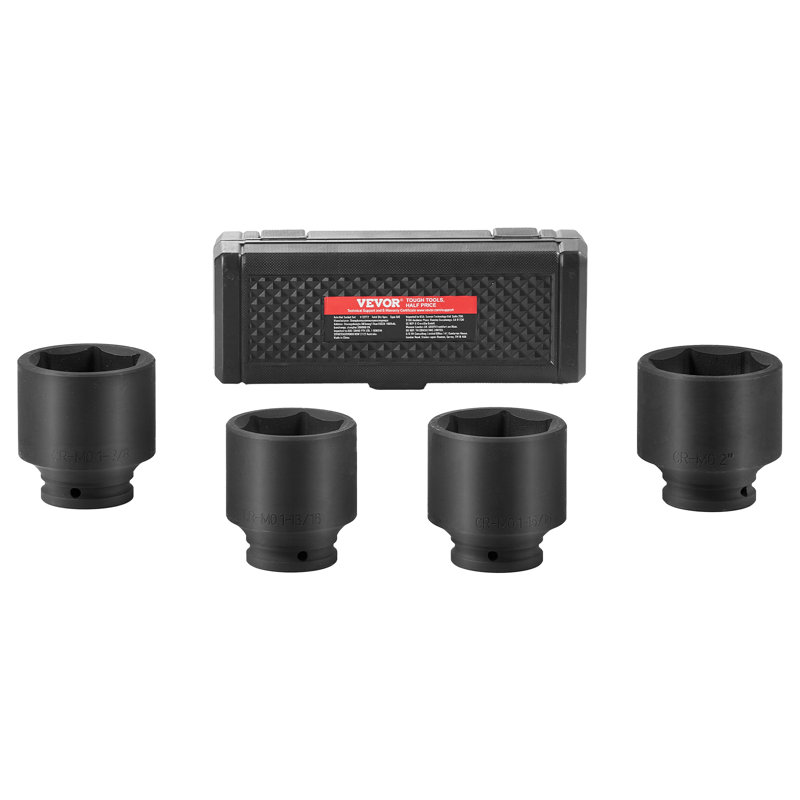 Jeu de douilles de serrage pour écrou de roue à six pans creux 6 pièces 4PCS SAE