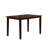 5-Piece Wood Dining Set With Rectangular Table And Slat Back Chairs – Espresso Finish, Cushioned Seats, Ideal For Apartments, Kitchens, Breakfast Nooks, And Smaller Dining Spaces-116260212