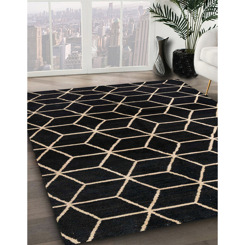 Deelilah Abstract Indoor Rug, Round 6'