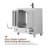 30" Single Sink Bathroom Vanity Base Only, Painted Surface, Soft-Close Doors-116272812
