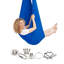 Hamac de yoga en nylon, balançoire pivotante à 360 °, hamac Cocoon portant 440,92 lb, hamac douillet et apaisant, intérieur / extérieur-1553906405