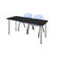 Plateau de table Kee et chaises empilables 2 M-1640426430-1640426428-1640426307
