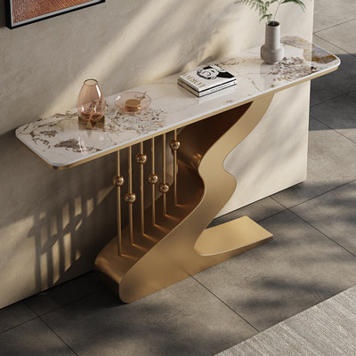 Console en pierre frittée de style italien