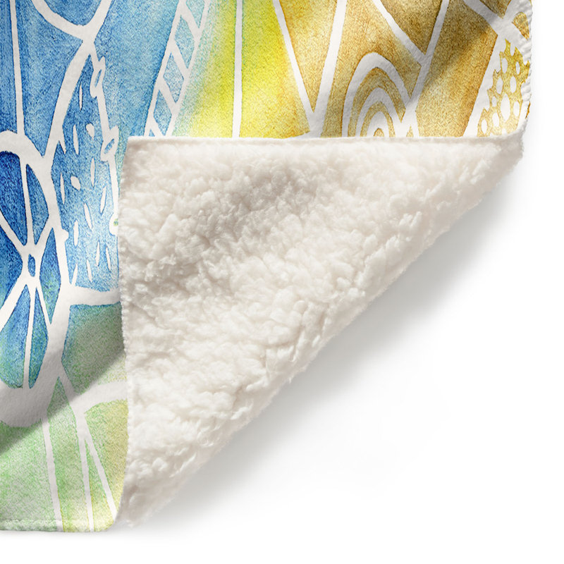  Couverture Vibrant Boogie, 68 po x 80 po