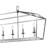 Hertford 6-Light Steel Dimmable Linear Chandelier-2057452405