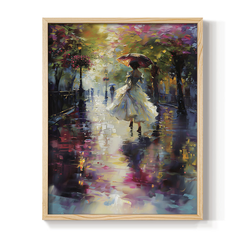 «WOMEN Series DCC», reproduction encadrée - bois massif, H 15 po x l 12 po, Naturel