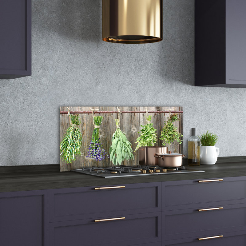 Dadeville 50cm W x 100cm L Glass Peel and Stick Panel