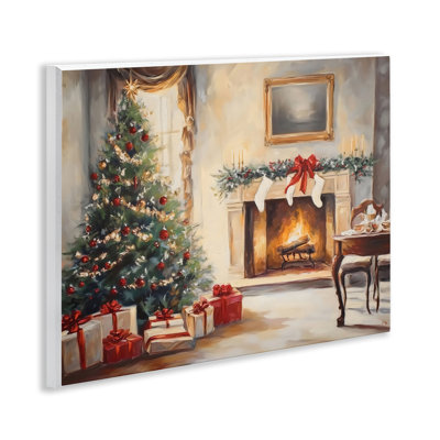 Plaque murale vintage en forme d'arbre de Noël, design par Arlington Prints