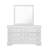 SHAKER METALLIC WHITE MIRROR WITHOUT CABINET