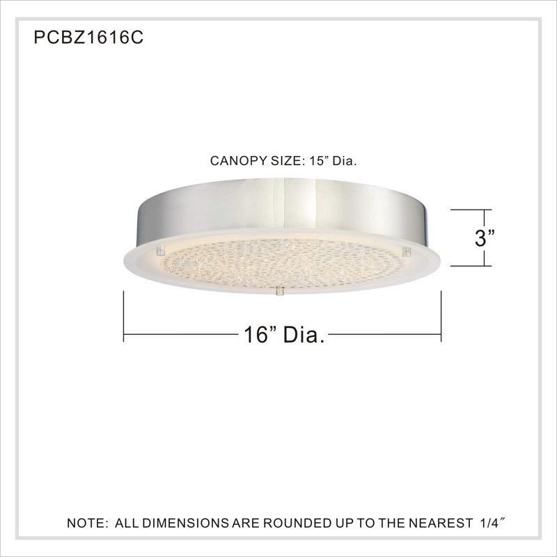 Parkerson Glass LED Flush Mount